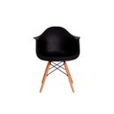 Ver imagem 3 de Kit 2 Cadeiras Ohome com Braço - Estilo Charles Eames Eiffel - Preto