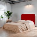Ver imagem 2 de Cabeceira Casal Queen Estofada para Cama Box Lizza Veludo Vermelho