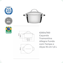 Ver imagem 5 de Jogo de Panelas 4 Peças Inox Fundo Triplo Allegra Tramontina