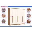 Ver imagem 5 de Guarda Roupa Casal Leblon 06 Portas Cinamomo Henn