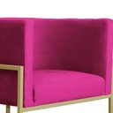 Ver imagem 4 de Poltrona Luana Decorativa Veludo Cores - DS Estofados - Pink