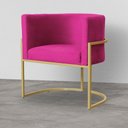 Ver imagem 6 de Poltrona Luana Decorativa Veludo Cores - DS Estofados - Pink