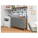 Ver imagem 4 de Balcão de Pia Mad Versalhes 120 Cm Freijó Gris - Kits Paraná