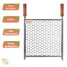 Grelha Moeda Galvanizada Aço Carbono 40x40 Churrasco - 3