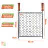 Grelha Moeda Galvanizada Aço Carbono 40x40 Churrasco - 2