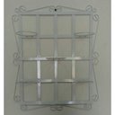 Ver imagem 2 de Suporte Ferro Plantas Branco Quadrado 5 Vasos