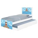 Ver imagem 2 de Cama Solteiro Infantil com Cama Auxiliar 195x96cm Personagens K02 - D’Rossi