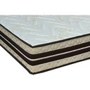 Ver imagem 4 de Cama Box Baú Queen: Colchão Espuma D45 Paropas Ag65 Confort New + Base Crc Suede Clean (158x198)