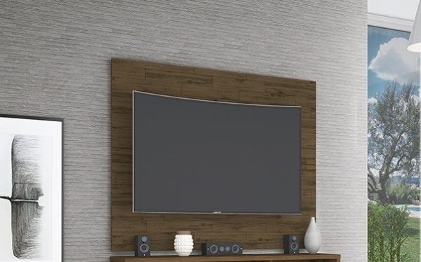 Painel para TV Drovo 136cm Rustico - 1