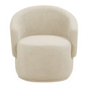 Ver imagem 2 de Poltrona Decorativa Sala de Estar Recepção Jasmine Suede Bege