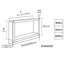 Ver imagem 3 de Nicho para Banheiro de Quartzo Branco Prime 30 X 45 X10