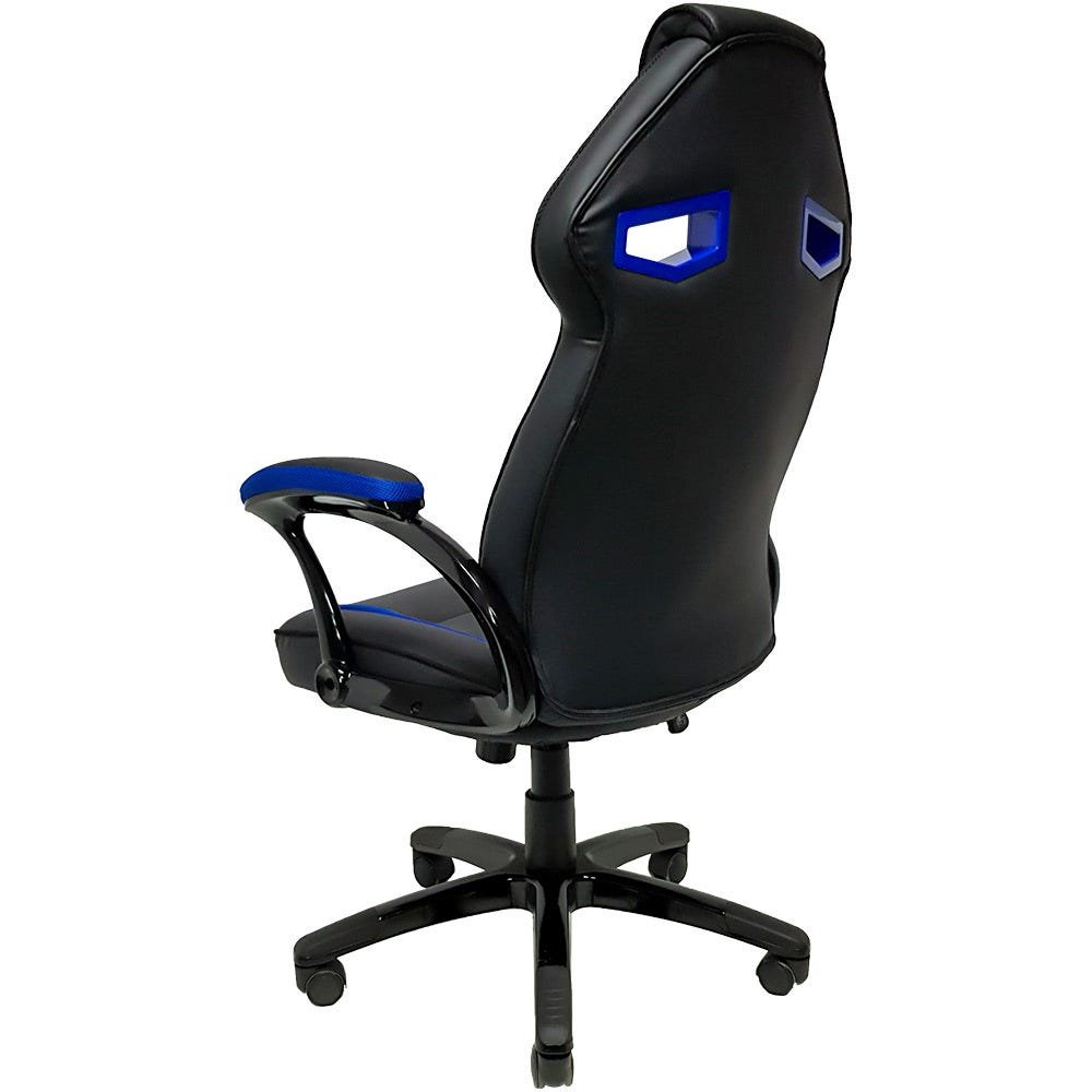 Cadeira Gamer Mymax Mx1 Giratória Preta/Azul - 3