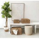 Ver imagem 2 de Cesto Baú de Seagrass com Alças Tauane - Jolitex - M