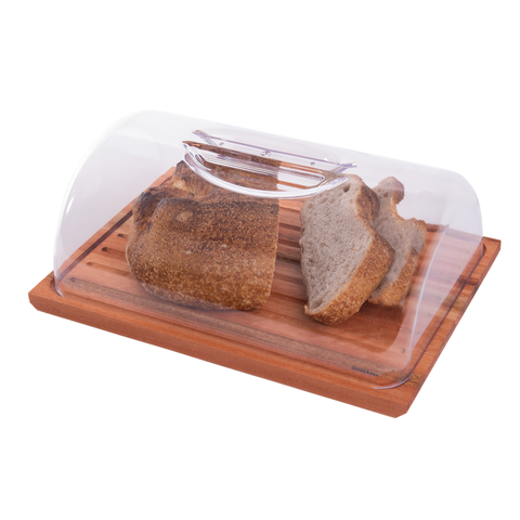 Porta Pão Migalheira com Tampa Transparente Essence