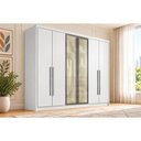Ver imagem 1 de Guarda Roupa Modulado 6 Ptas 2VD 6g Linea N. Horizonte Neve