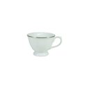 Ver imagem 3 de Serviço De Jantar Chá e Café Em Porcelana 42 Peças - Pomerode Filete De Prata Schmidt