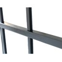 Ver imagem 2 de Janela de Alumínio Preto Vitro de Correr 4 Folhas Com Grade CMC Modular - 2.00 (L) X 1.00 (A)