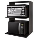 Ver imagem 2 de Suporte Microondas Lauren Bp 60 Cm Eratto Moveis - Preto