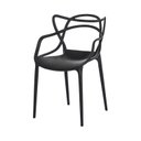 Ver imagem 2 de Kit 5 Cadeiras Allegra Master Preta Sala Cozinha Jantar