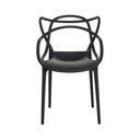 Ver imagem 3 de Kit 5 Cadeiras Allegra Master Preta Sala Cozinha Jantar