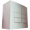 Ver imagem 1 de Caixa 4x4 Versatil Sobrepor Branco MarGirius Slim Sobrepor 3 interruptor Paralelo + 3 intermediário