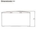 Ver imagem 3 de Caixa 4x4 Versatil Sobrepor Branco MarGirius Slim Sobrepor 3 interruptor Paralelo + 3 intermediário
