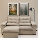 Ver imagem 1 de Sofá Retrátil e Reclinável Benfica 2,00m