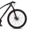 Ver imagem 3 de Bicicleta Colli Toro Alumínio A.29 Freio Disco Suspensão Dianteira Com Kit Shimano 21M Grafite