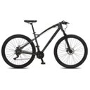 Ver imagem 1 de Bicicleta Colli Toro Alumínio A.29 Freio Disco Suspensão Dianteira Com Kit Shimano 21M Grafite