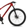 Bicicleta Colli Toro Alumínio A.29 Freio Disco Suspensão Dianteira Com Kit Shimano 21M Vermelho - 3