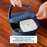 Bolsa Frasqueira Térmica 4,5 Litros Impermeável Azul Marinho - 2