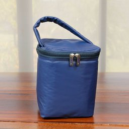 Bolsa Frasqueira Térmica 4,5 Litros Impermeável Azul Marinho - 4
