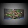 Quadro Decorativo 122x60 Sala Flores Rosas Marrons Grande - 6