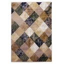 Ver imagem 1 de Tapete Sala Geo Azul Maragogi 300x400 Lavavel Anti Acaro 3x4