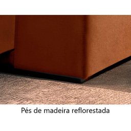 Sofá Retrátil E Reclinável 2,10m 3 Lugares Terracota - 3