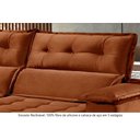 Ver imagem 5 de Sofá Retrátil E Reclinável 2,10m 3 Lugares Terracota
