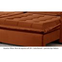 Ver imagem 6 de Sofá Retrátil E Reclinável 2,10m 3 Lugares Terracota