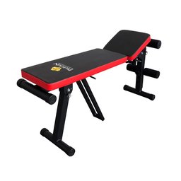 Banco Prancha Abdominal Inclinável Pelegrin PEL-FIT38 Preto e Vermelho - 2