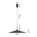 Ver imagem 5 de Lustre Pendente Nordecor Kale Dre 2866 45cm Preto Led Bivolt
