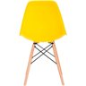 Cadeira Charles Eames Eiffel Amarelo Polipropileno Cozinha Sala de Estar Jantar Mesa Jantar - 2