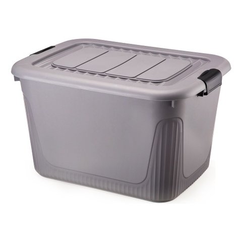Caixa Organizadora Container 80 Trava/roda Plasnorthon