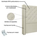 Ver imagem 3 de Cabeceira King 195cm Imperial Corano - Lucadi Home