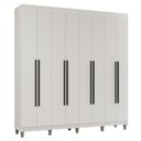 Ver imagem 3 de Guarda-Roupa Casal com Pés 8 Portas Batentes Venus Madesa