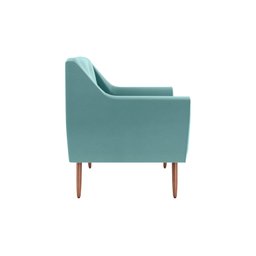 Poltrona Decorativa Veneza Verde Menta E-437 - 3