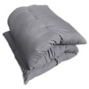 Ver imagem 2 de Almofada Futon Esteira Grande 60x1,70cm Flat Cinza