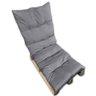 Almofada Futon Esteira Grande 60x1,70cm Flat Cinza - 1