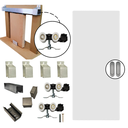 Ver imagem 3 de Kit Porta Madeira 0,80x2,10m Primer + Trilho Correr 1,60m Natural + Brinde