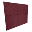 Ver imagem 5 de Cabeceira Capitonê Casal 1,40m Jade Suede - Pallazio - Marsala