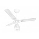 Ver imagem 1 de Ventilador de Teto Delta Light Novo Motor Grande Branco com Pás Brancas 127V C/Globo 3 Velocidades