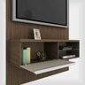 Rack Home Painel Suspenso 120cm para TV até 46 Polegadas Lumia Branco - 4